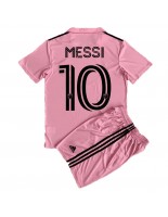 Inter Miami Lionel Messi #10 Domácí dres pro děti 2023-24 Krátký Rukáv (+ trenýrky)
